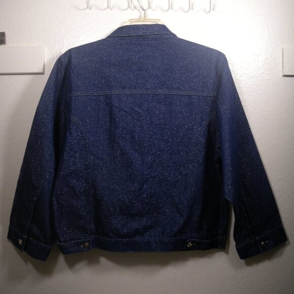 Sparkle Denim Jacket by Me and You SZ 18/20 - Picture 4 of 16